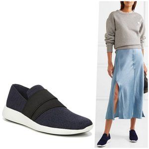 Vince Aston Slip-On Blue Knit Sneaker 8.5